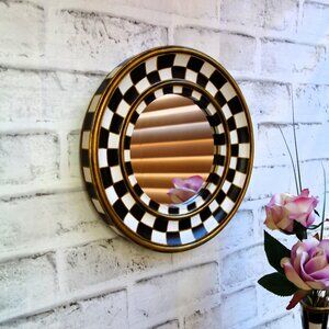 Checked Mirror Buffalo Check Wall Decor Mackenzie Inspired Checked Courtly Decor